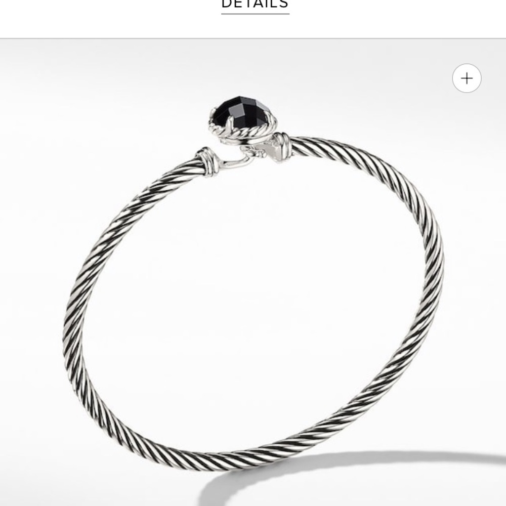 David Yurman black onyx bracelet